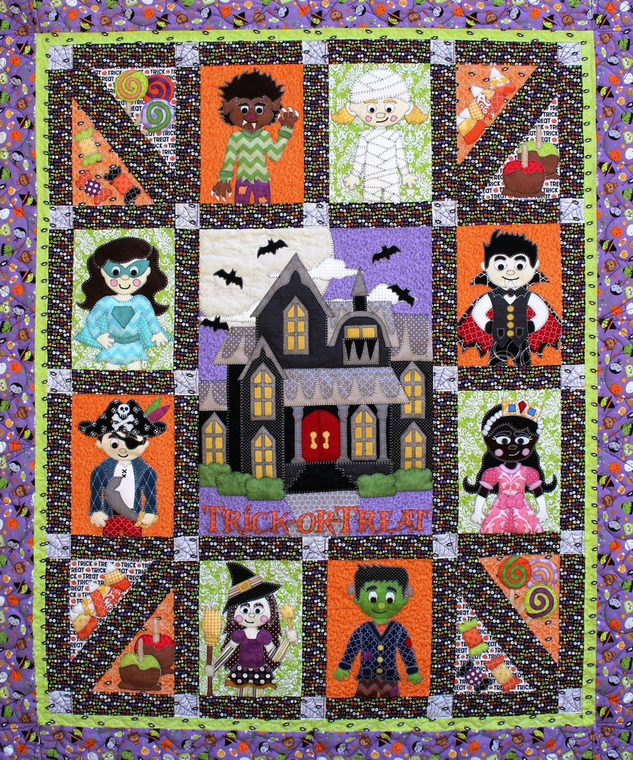Trick Pattern Trick-or-Treat Quilt Pattern by Quilture – Quilting Books Patterns and ...