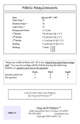 Back of the Triple Chain Downloadable Pattern by Cozy Quilt Designs