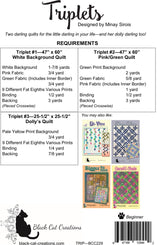 Back of the Triplets Downloadable Pattern by Black Cat Creations