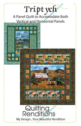 Triptych Downloadable Pattern by Quilting Renditions