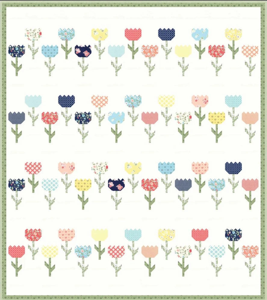 Tulip Festival Quilt Pattern by Coach House Designs