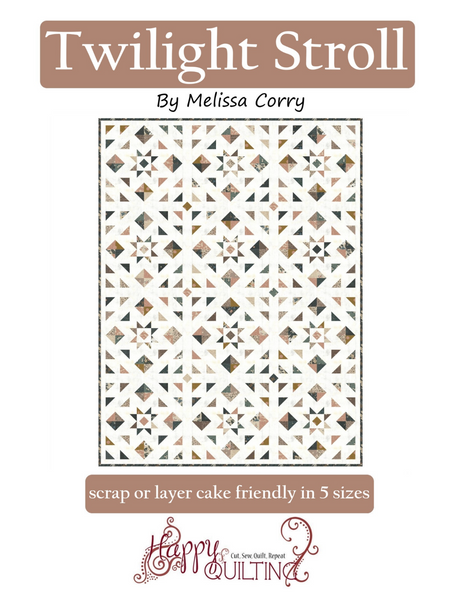 Twilight Stroll Downloadable Pattern By Happy Quilting Melissa Corry