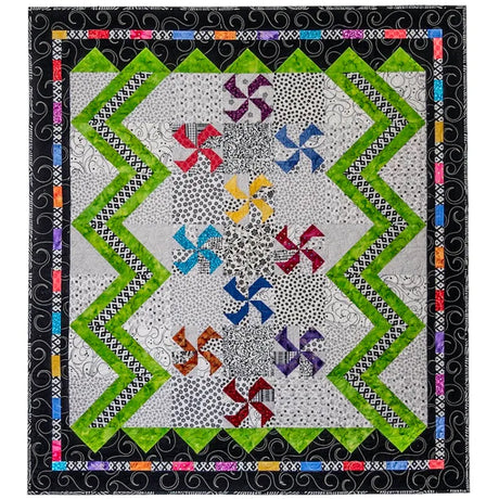 Twirlz Quilt Pattern by Presto Avenue Designs