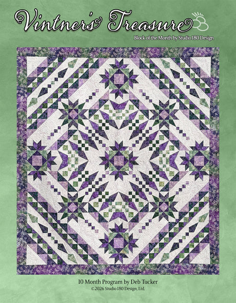Vintner's Treasure Quilt Pattern by Studio 180 Design