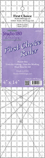 First Choice Ruler 4in x 14in by Studio 180 Designs