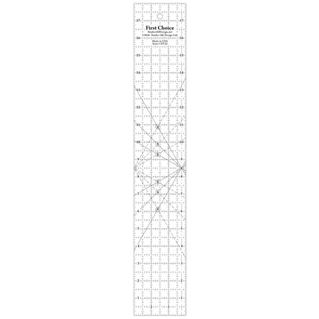 Back of the First Choice Ruler 3in x 18in by Studio 180 Design