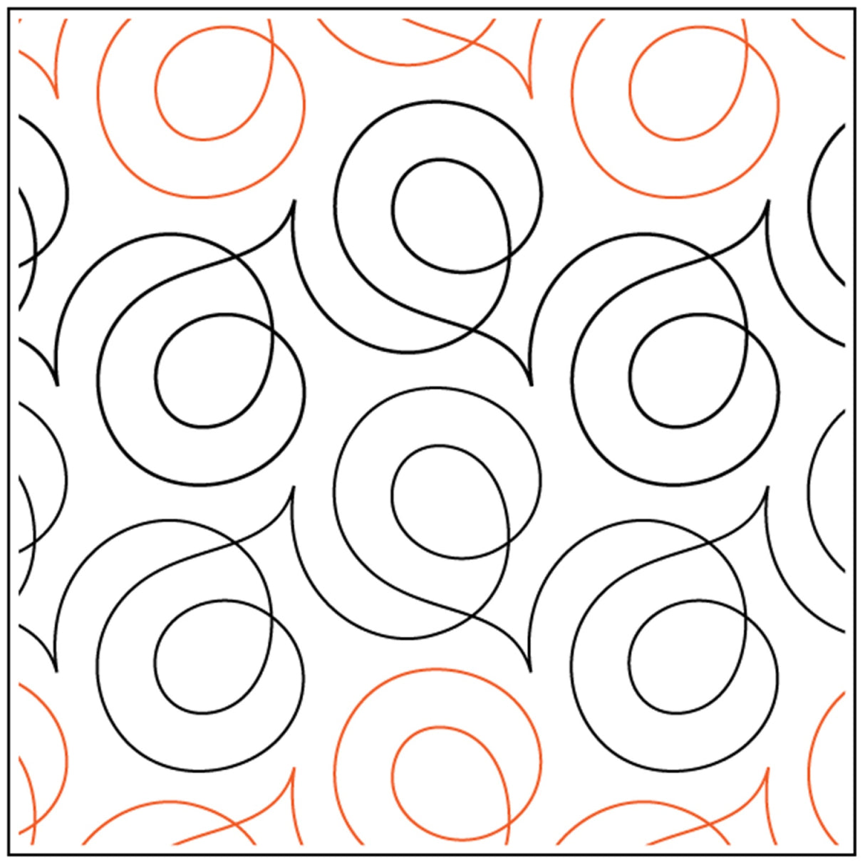 Soho 5in Paper Pantograph Quilt Pattern by Quilting Creations
