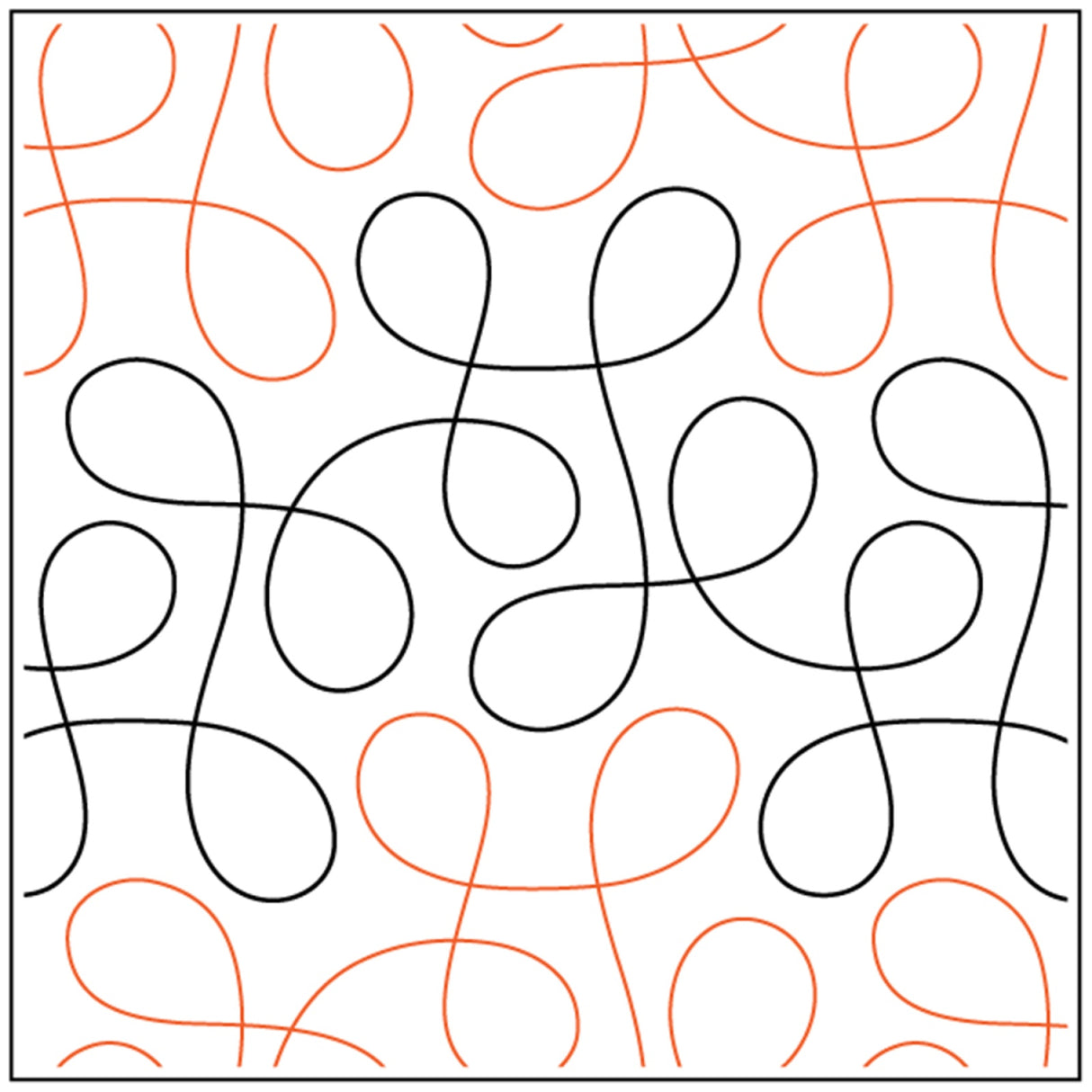 Cakewalk 6-1/2in Paper Pantograph Quilt Pattern by Quilting Creations