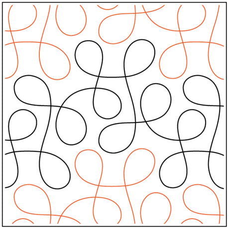 Cakewalk 6-1/2in Paper Pantograph Quilt Pattern by Quilting Creations
