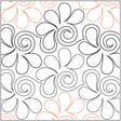 Blissful 6-1/2in Tear Away Quilt Pattern by Quilting Creations