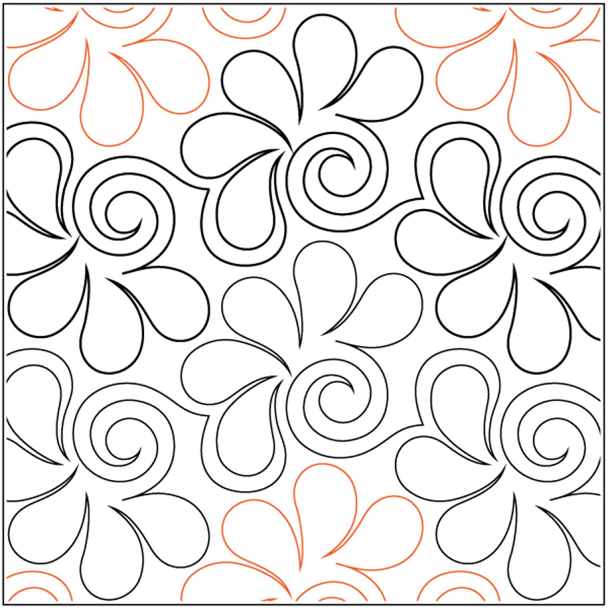 Blissful 6-1/2in Tear Away Quilt Pattern by Quilting Creations