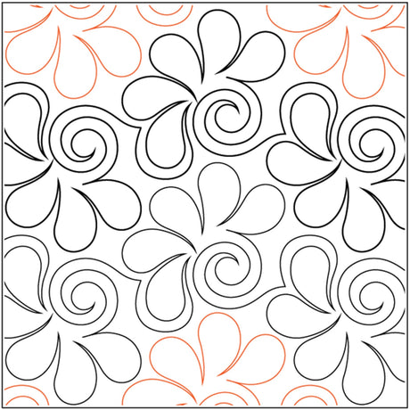 Blissful 6-1/2in Tear Away Quilt Pattern by Quilting Creations