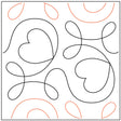 Ginger Heart 6-1/2in Tear Away by Quilting Creations