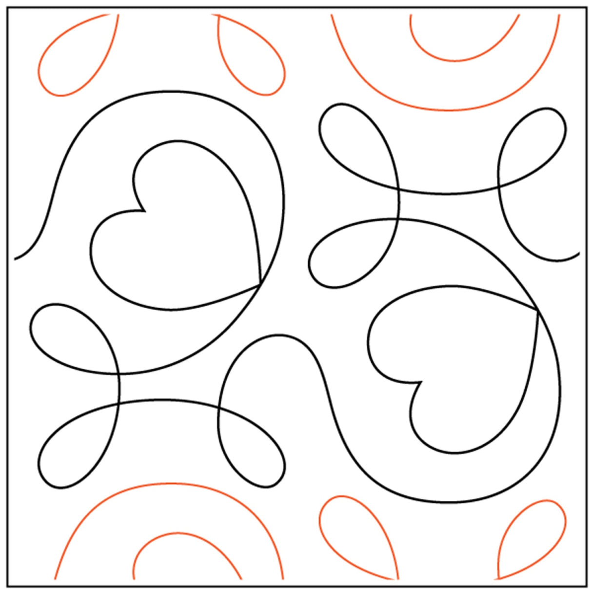 Ginger Heart 6-1/2in Tear Away by Quilting Creations