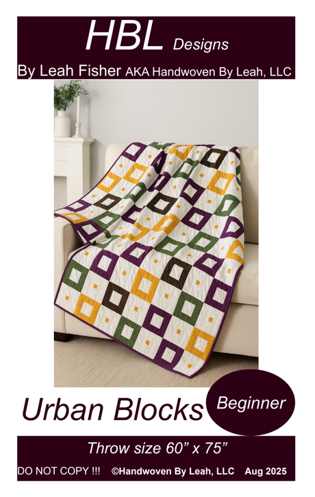 Urban Blocks Downloadable Pattern by Handwoven By Leah