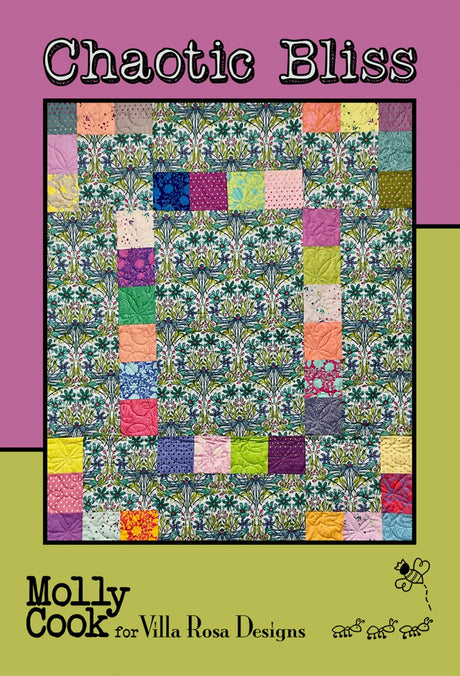 Chaotic Bliss Quilt Pattern by Villa Rosa Designs