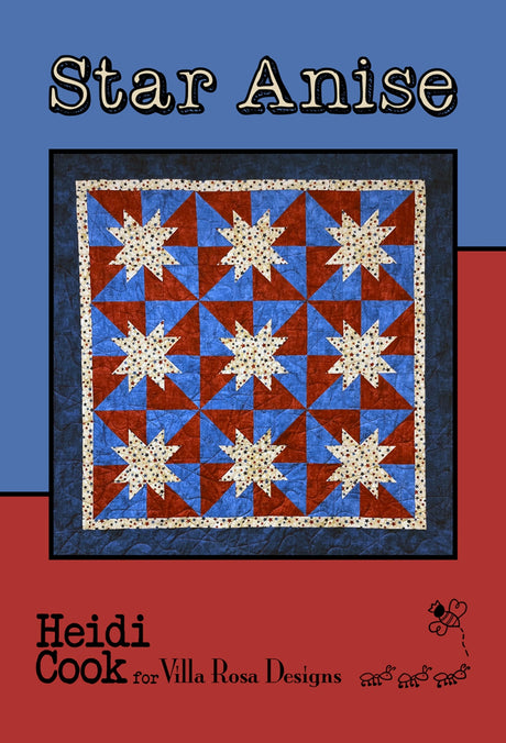 Star Anise Quilt Pattern by Villa Rosa Designs