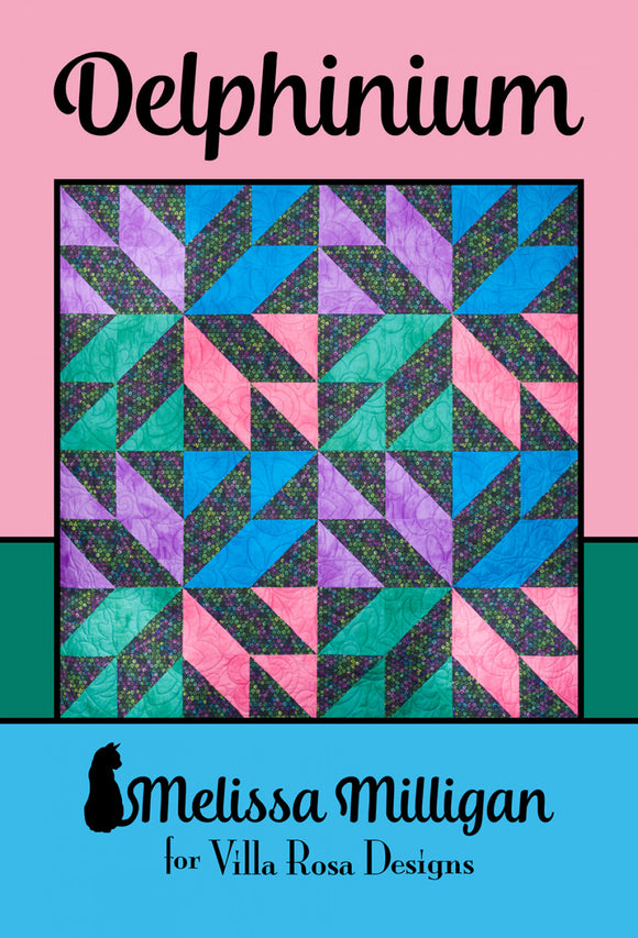 Delphinium Quilt Pattern by Villa Rosa Designs