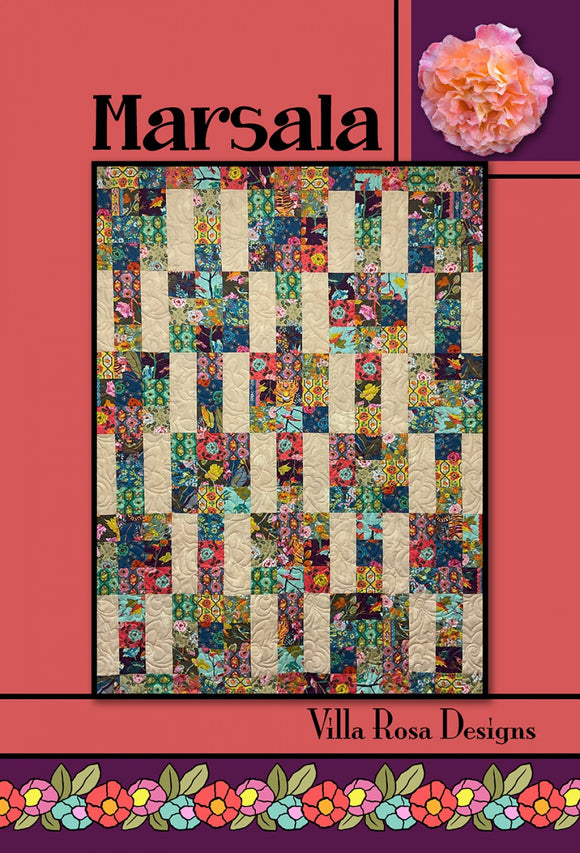 Marsala Quilt Pattern by Villa Rosa Designs