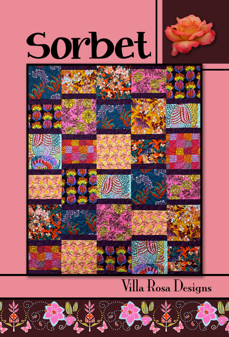 Sorbet Quilt Pattern by Villa Rosa Designs