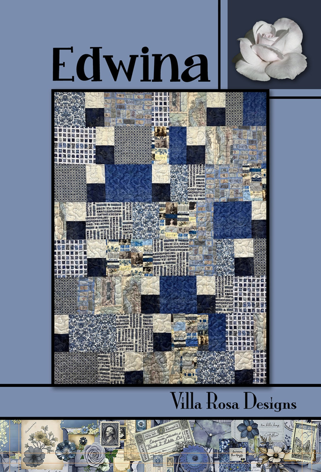 Edwina Quilt Pattern by Villa Rosa Designs