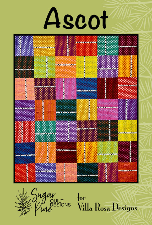 Ascot Quilt Pattern by Villa Rosa Designs