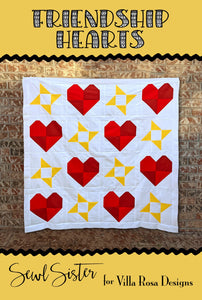 Friendship Hearts Quilt Pattern by Villa Rosa Designs