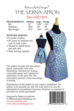 Back of the "Verna" Apron Downloadable Pattern by Rebecca Ruth Designs