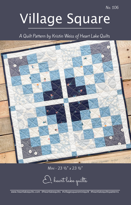 Village Square Downloadable Pattern by Heart Lake Quilts