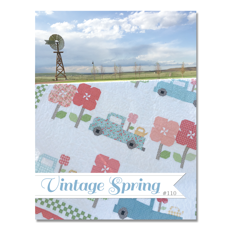 Vintage Spring Quilt Pattern by Confessions of a Homeschooler