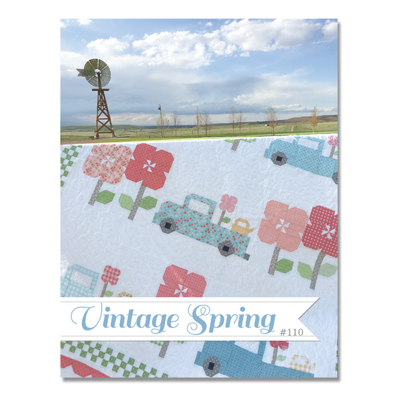 Vintage Spring Quilt Pattern by Confessions of a Homeschooler