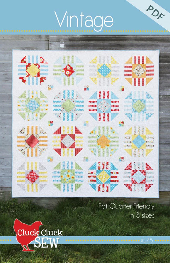 Vintage Quilt Pattern by Cluck Cluck Sew