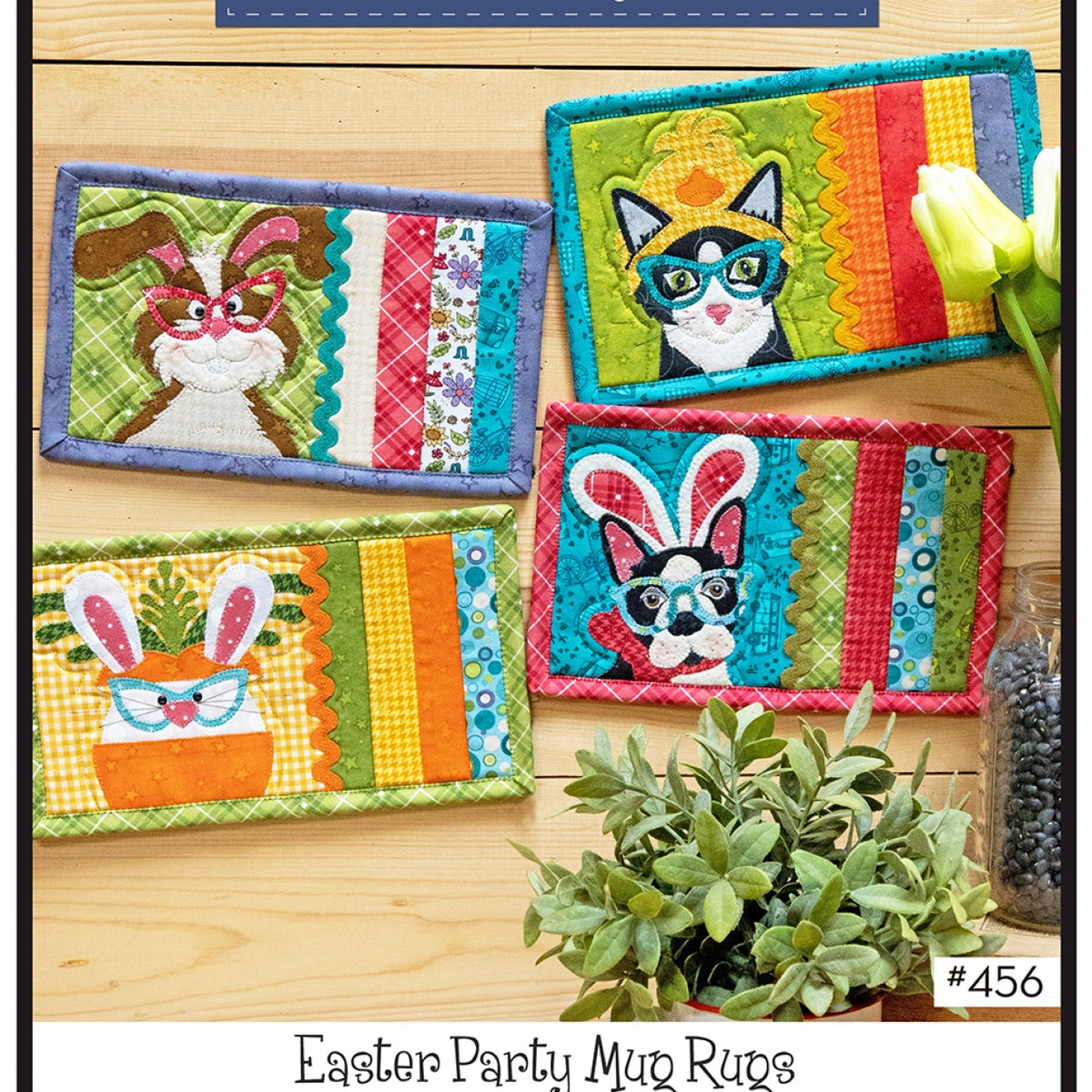 Easter Party Mug Rugs Pattern – Quilting Books Patterns and Notions