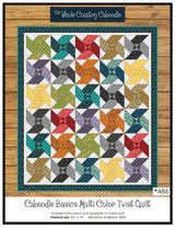 Caboodle Basics Multi Color Twist Quilt by Whirligig Designs