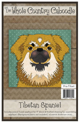 Tibetan Spaniel Precut Fused Applique Pack by Whole Country Caboodle