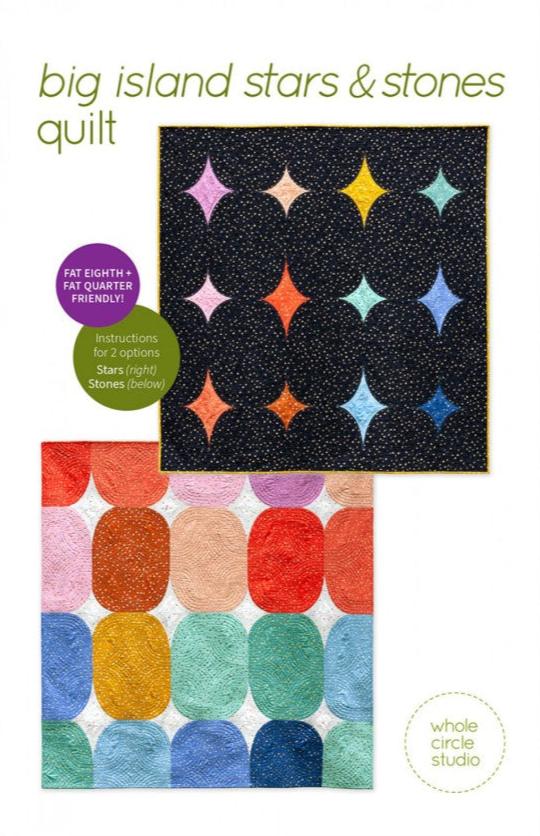 Big Island Stars & Stones Quilt Pattern by Whole Circle Studio