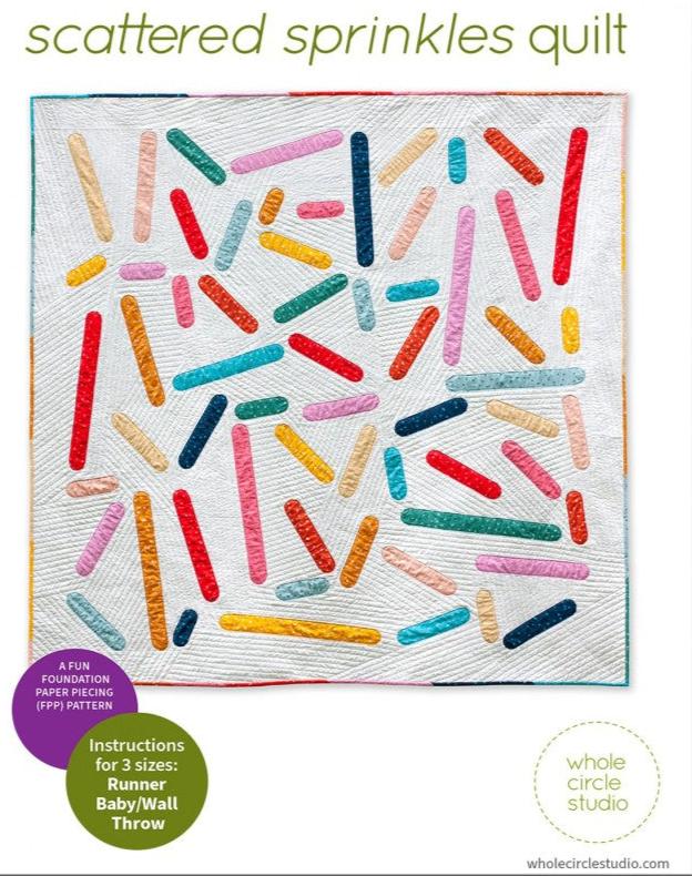 Scattered Sprinkles Quilt Pattern by Whole Circle Studio