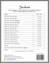 Back of the Seaham BOM Quilt Pattern by Whirligig Designs