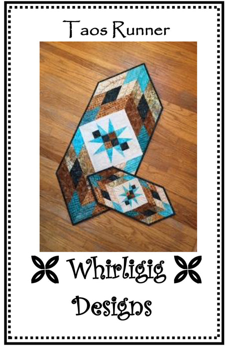 Taos Runner Downloadable Pattern by Whirligig Designs