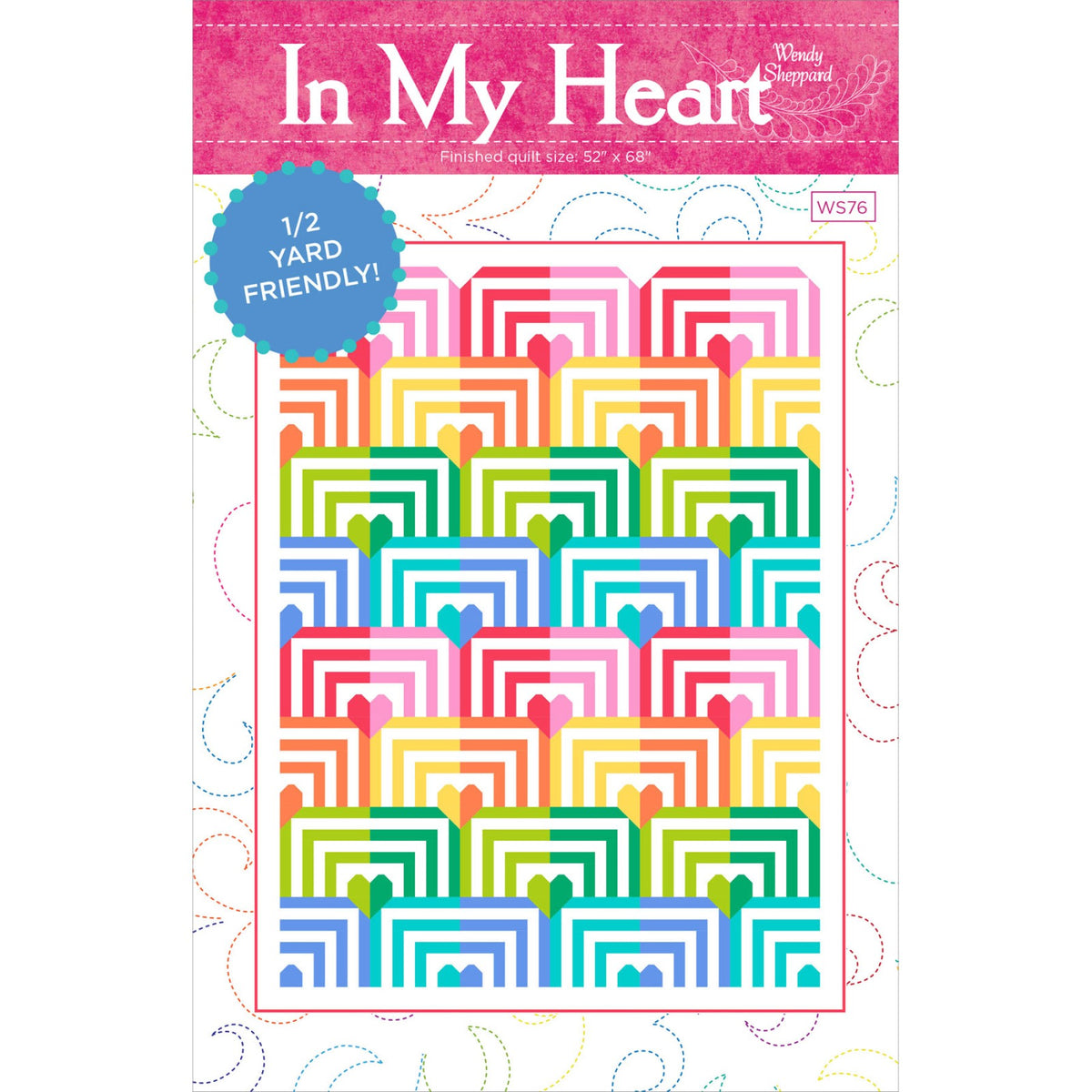 In My Heart Quilt Pattern – Quilting Books Patterns and Notions