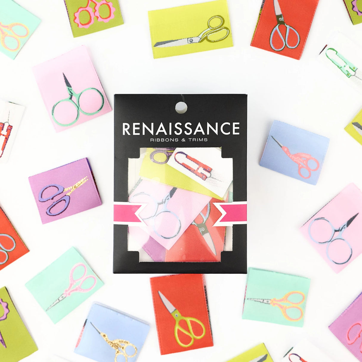 Snip Snip - Woven Label Pack by Renaissance Ribbons Inc
