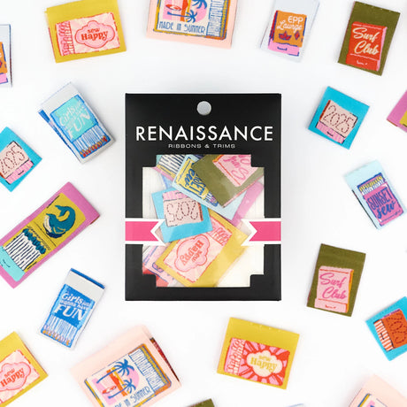 Matchbook Makerie - Woven Label Pack by Renaissance Ribbons Inc