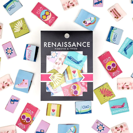 The Genesis of a Journey - Woven Label Pack by Renaissance Ribbons Inc