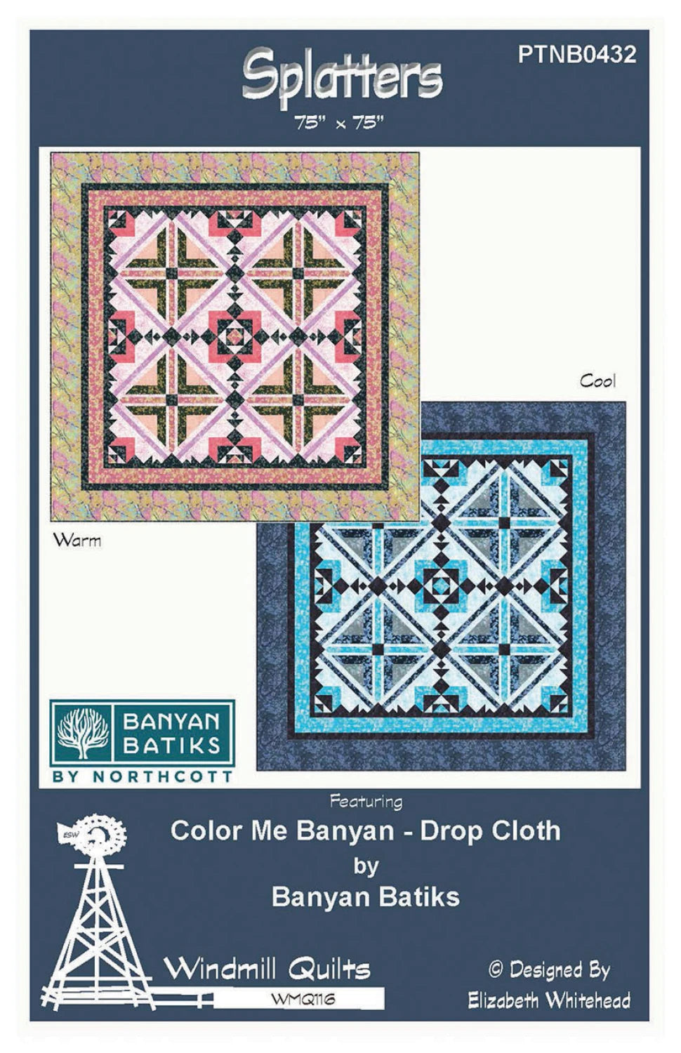Splatters Quilt Pattern by Windmill Quilts