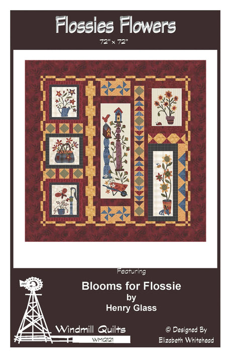 Flossies Flowers Pattern by Windmill Quilts
