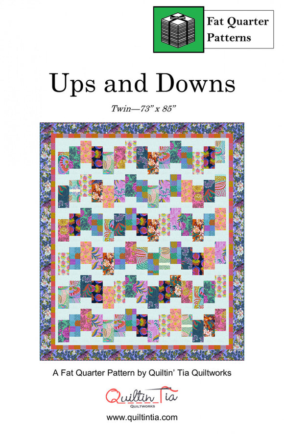 Ups and Downs Quilt Pattern by Quiltin' Tia Quiltworks