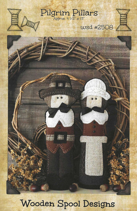 Pilgrim Pillars Quilt Pattern by Wooden Spool Designs