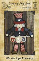 Jumping Jack Sam Quilt Pattern by Wooden Spool Designs
