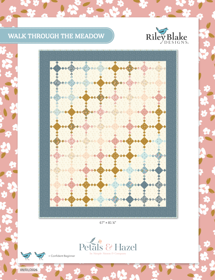 Walk Through the Meadow Free Downloadable Pattern by Riley Blake Designs