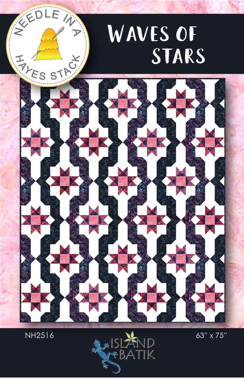 Waves of Stars Downloadable Pattern By Needle In A Hayes Stack